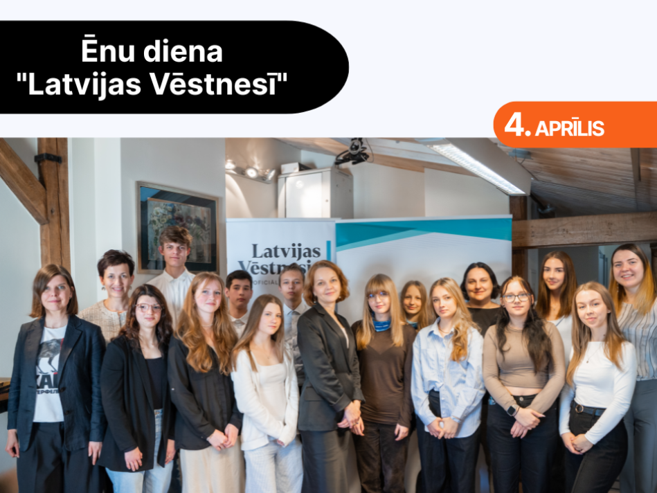 "Latvijas Vēstnesī" aizvadīta piepildīta Ēnu diena